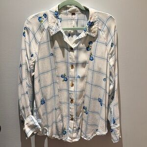 NWOT Free People Revolve Window To My Heart Blouse Size Medium  Boho